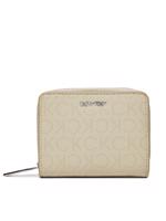 Calvin Klein dámská krémová peněženka - OS (PEA)