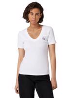 Calvin Klein dámské bílé tričko - S (YAF)