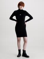 Calvin Klein dámské černé úpletové šaty - M (BEH)