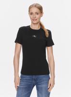 Calvin Klein dámské černé žebrované tričko - XL (BEH)
