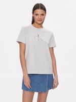 Calvin Klein dámské šedé tričko - L (PC8)