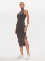 Calvin Klein dámské šedé žebrované šaty - M (PT2)