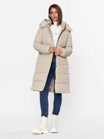 Calvin Klein dámský béžový kabát - M (PED)
