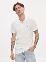 Calvin Klein pánské bílé polo tričko - XXL (YAF)