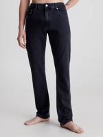 Calvin Klein pánské černé džíny AUTHENTIC STRAIGHT - 33/32 (1BY)