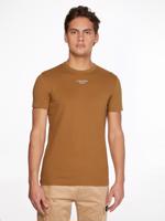 Calvin Klein pánské hnědé tričko - XL (GE4)