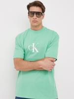 Calvin Klein pánské zelené tričko - L (L1C)