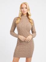 Guess dámské béžové pletené šaty - L (G1K8)