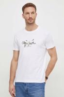 Pepe Jeans bílé pánské tričko  COUNT - M (800)