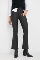 Pepe Jeans černé povoskované kalhoty  FLARE - 28/30 (0)