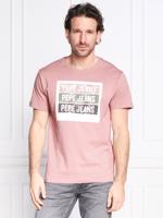 Pepe Jeans pánské růžové triko Acee - M (307)