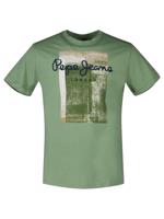 Pepe Jeans pánské zelené tričko Sawyer - S (674)