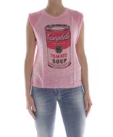 Pepe Jeans růžové tričko Sundy z kolekce Andy Warhol - XS (337)