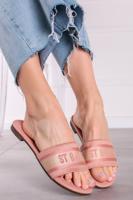 Růžové nízké pantofle Larien