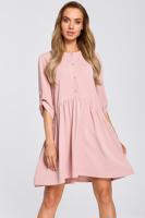 Ružové šaty M427