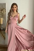 Světle růžové dlouhé šaty Amanda