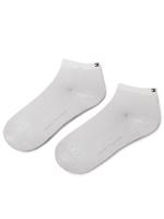 Tommy Hilfiger dámské bílé ponožky 2 pack - 39 (300)