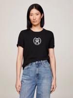 Tommy Hilfiger dámské černé tričko - L (BDS)