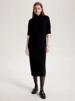 Tommy Hilfiger dámské černé vlněné šaty - S/R (BDS)