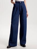 Tommy Hilfiger dámské tmavě modré džíny se širokými nohavicemi  - 36 (1BJ)