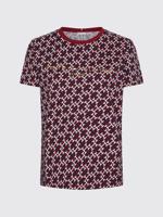 Tommy Hilfiger dámské vínové tričko - M (0KQ)