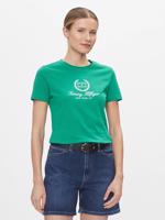 Tommy Hilfiger dámské zelené tričko - M (L4B)