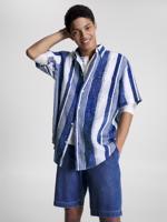 Tommy Hilfiger pánská modro bílá košile - XL (0A4)