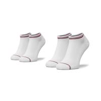 Tommy Hilfiger pánské bílé kotníkové ponožky 2 pack