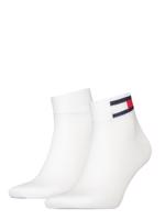 Tommy Hilfiger pánské bílé ponožky 2 pack - 43/46 (003)