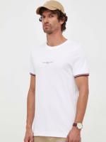 Tommy Hilfiger pánské bílé tričko - S (YBR)