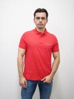 Tommy Hilfiger pánské červené polo tričko - S (XK3)