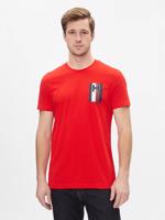 Tommy Hilfiger pánské červené triko Emblem - XL (XND)