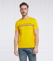 Tommy Hilfiger pánské žluté tričko - M (ZER)