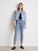 Tommy Jeans dámská světle modrá džínová bunda - XS (1AB)