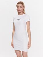Tommy Jeans dámské bílé šaty - M (YBR)