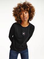 Tommy Jeans dámské černé tričko s dlouhým rukávem - S (BDS)