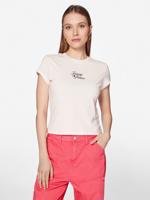 Tommy Jeans dámské světle růžové tričko - M (TJ9)