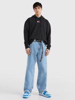 Tommy Jeans pánská černá mikina COLLEGE POP TEXT  - XL (BDS)