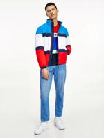 Tommy Jeans pánská přechodová bunda Colorblock - M (YBR)