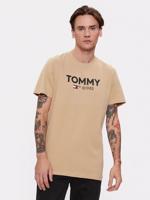 Tommy Jeans pánské béžové tričko - XL (AB0)