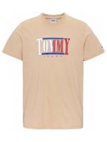 Tommy Jeans pánské béžové tričko - XL (AB4)