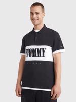 Tommy Jeans pánské černé polo tričko - S (BDS)