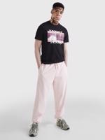 Tommy Jeans pánské černé triko CONCEPT PHOTOPRINT - S (BDS)