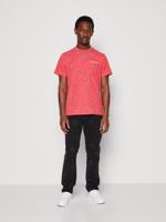 Tommy Jeans pánské melírované tmavě růžové triko - S (TJN)