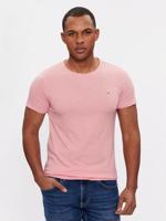 Tommy Jeans pánské růžové tričko - M (TIC)