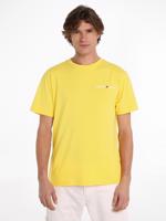 Tommy Jeans pánské žluté tričko - M (ZGQ)
