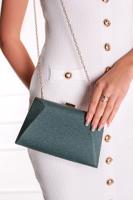 Zelená společenská clutch kabelka Ariadne