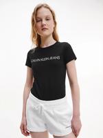 Calvin Klein dámská černá trička 2 pack - S (BEH)