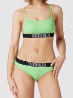 Calvin Klein dámská zelená plavková podprsenka - M (LX0)