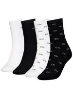 Calvin Klein dámské ponožky 4 pack - ONESIZE (BLA)